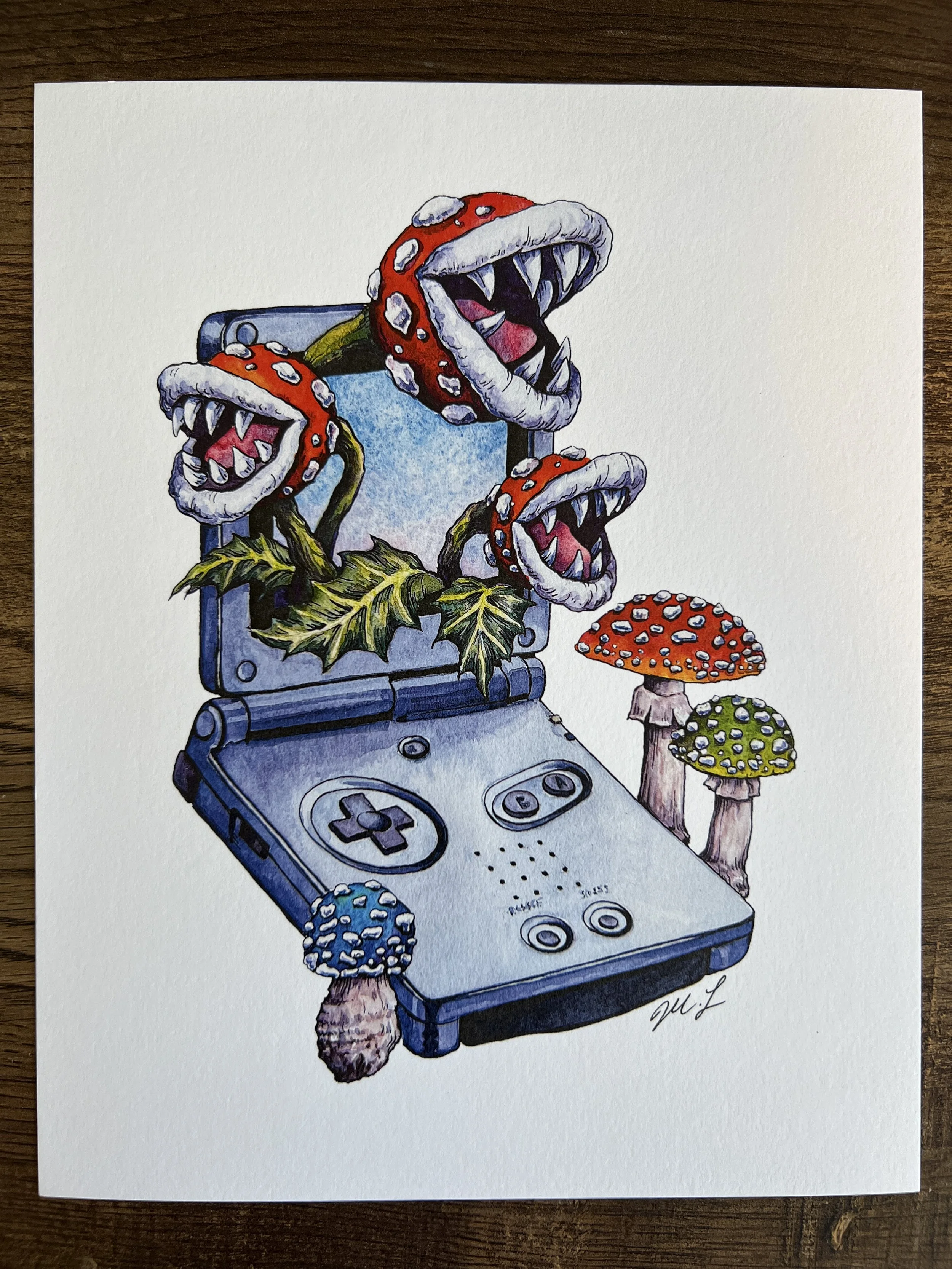 Piranha Plants Print