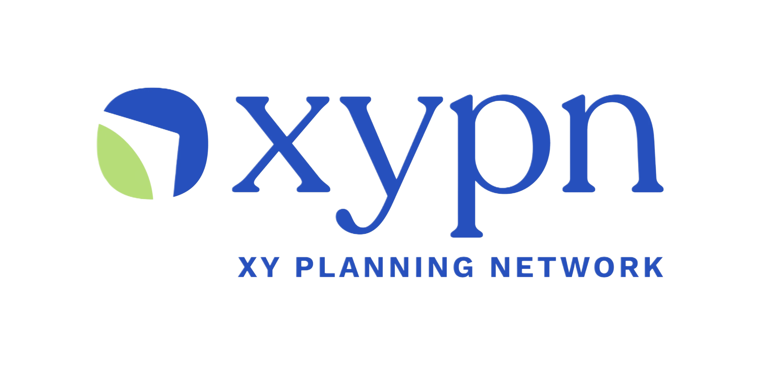 Logo of XY Planning Network with blue and green circle and book icon, text 'xypn' and 'XY Planning Network' in blue and purple.
