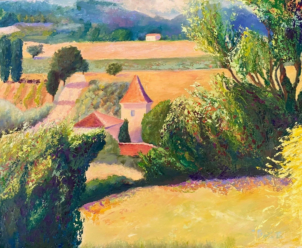 Le Chemin Perdue - 
Oil on board - 46x38cm
