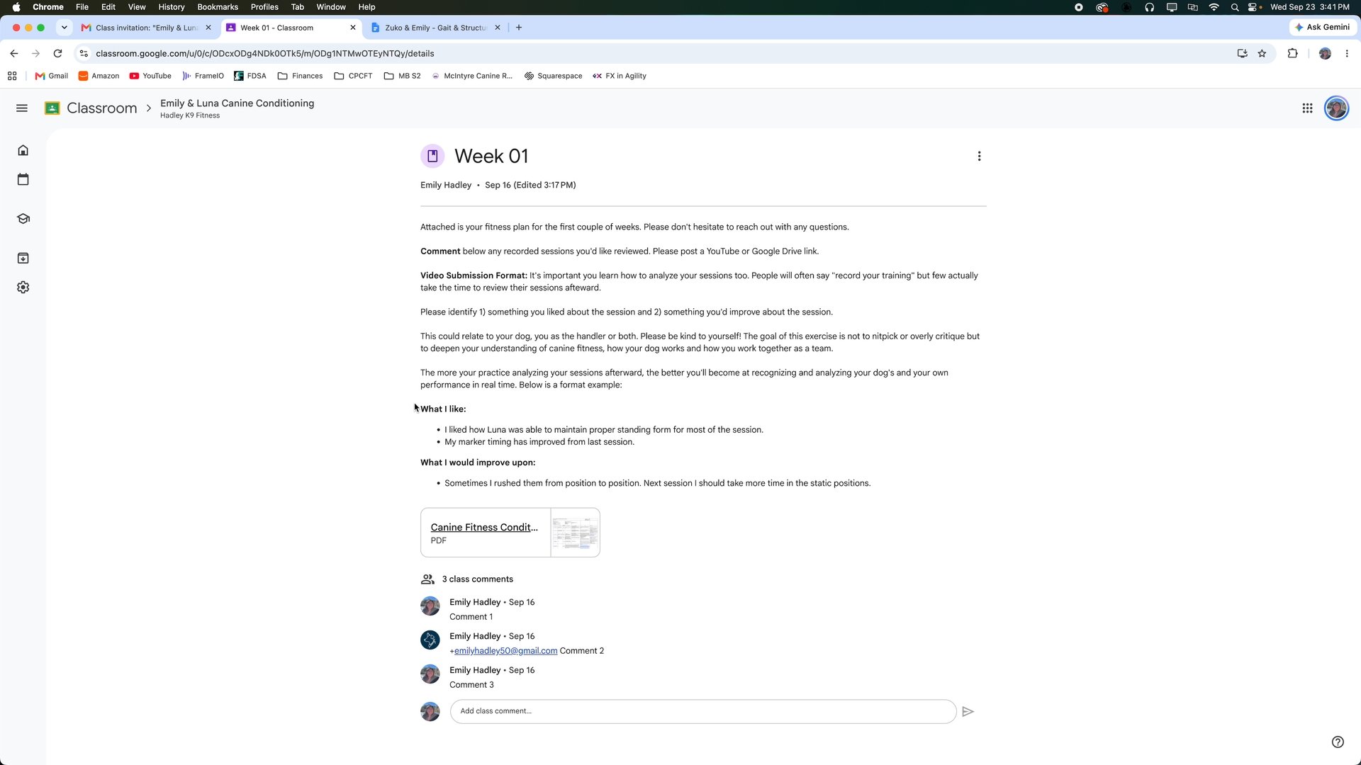 Submitting Videos for Feedback