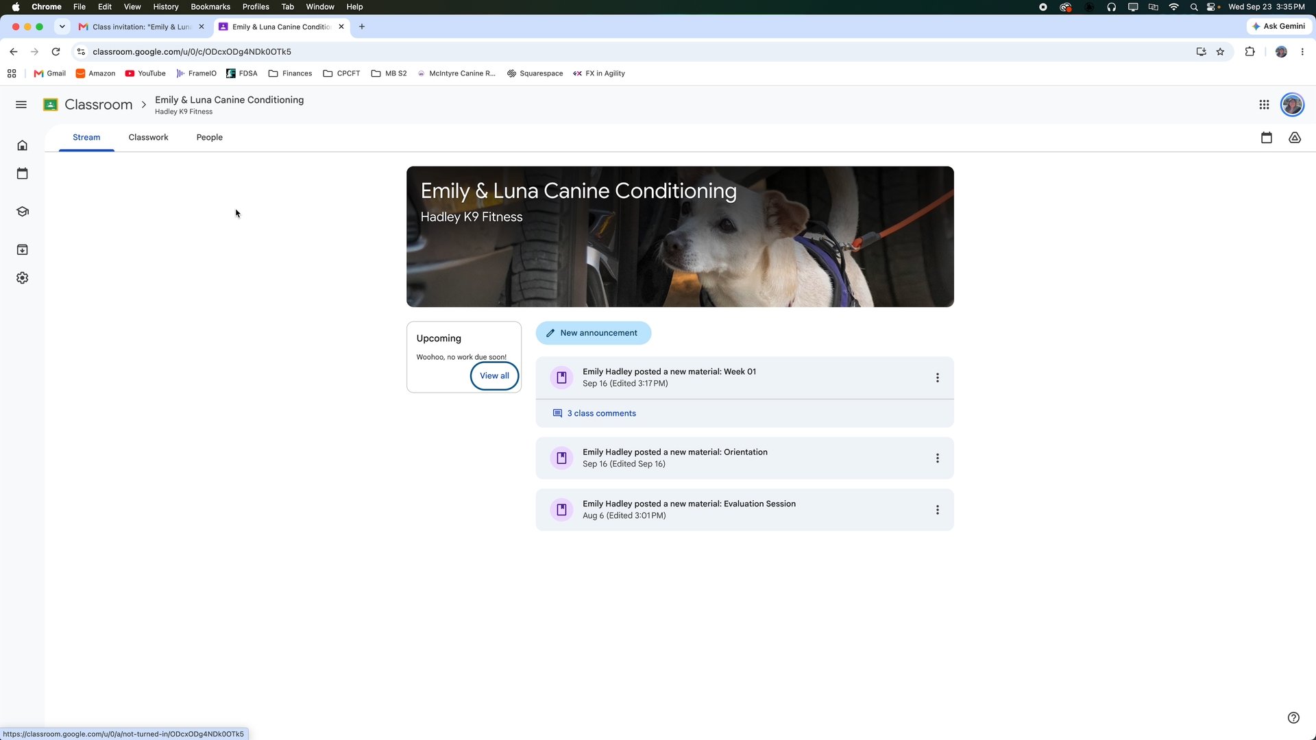 Navigating Your Google Classroom Page