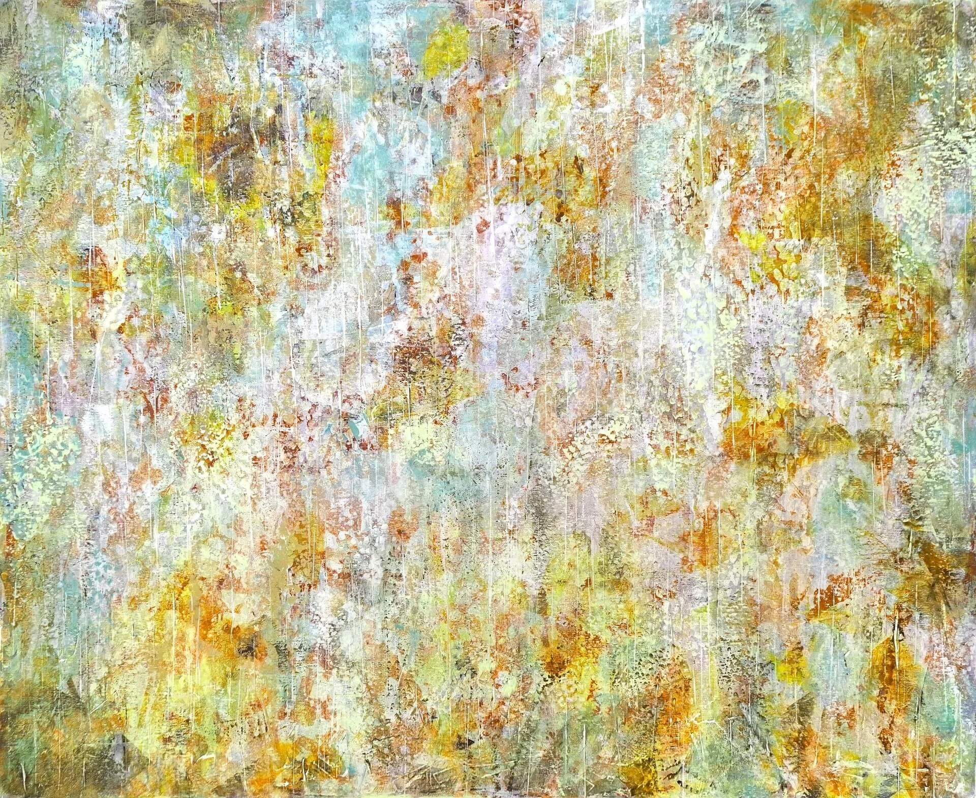 Großformatiges Acrylgemälde auf aus der Serie Secret. Mit dem Titel Grounding.115 x 140 cm. In Farben der Muttererde. Ein Bild, welches einen mit Einfachheit und zugleich Raffinesse erdet. Ein Bild, für wohltuende Büroräume oder Wohnzimmer.