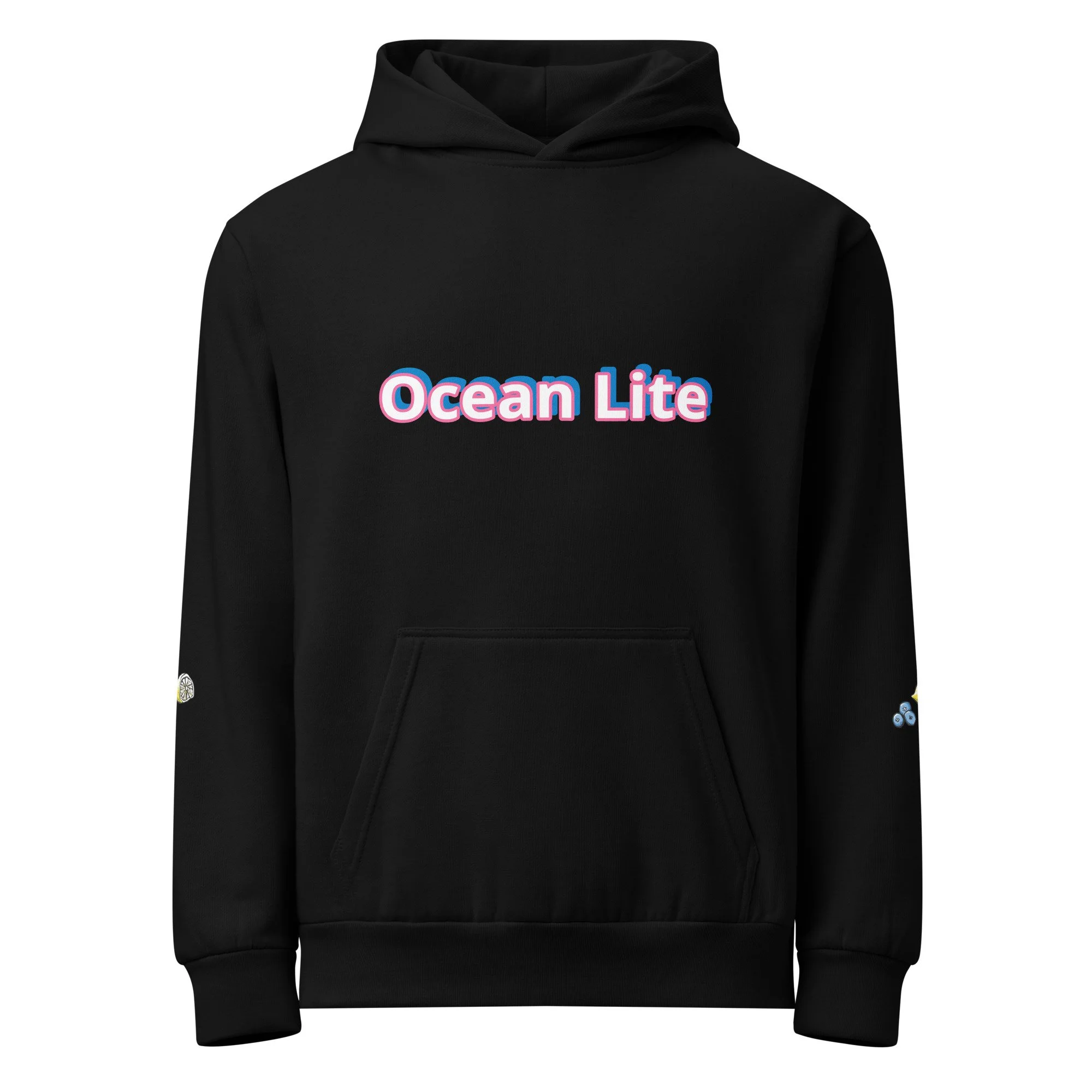 Kyra's Blueberry Lemonade  Ocean Lite Pink Hoodie