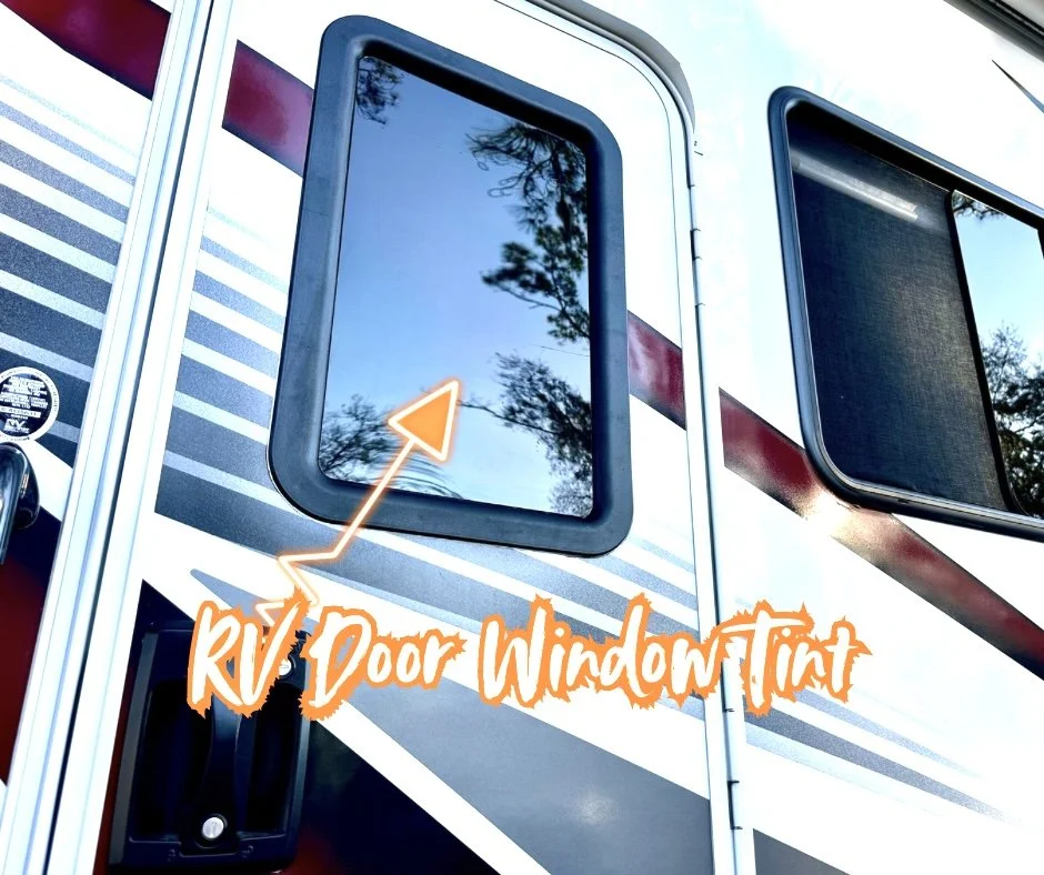 RV Door Window Tint (Plastic or Glass)