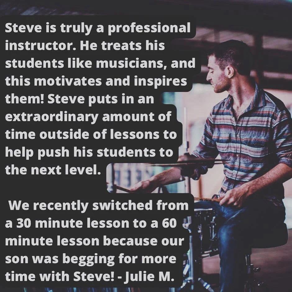 🥁SUMMER DRUM LESSONS 🥁

I am offering a sweet deal for all new summer drum lessons!

The sweet deal in question: YOUR FIRST LESSON IS FREE. 

This offer is for all students and all skill levels. Do you need to learn how to hold your sticks and lear
