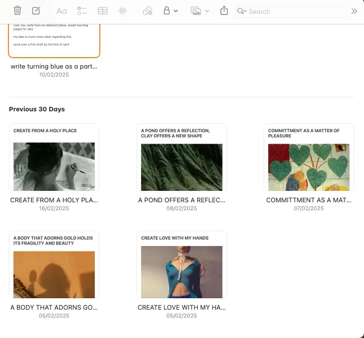 reinvention journal #1