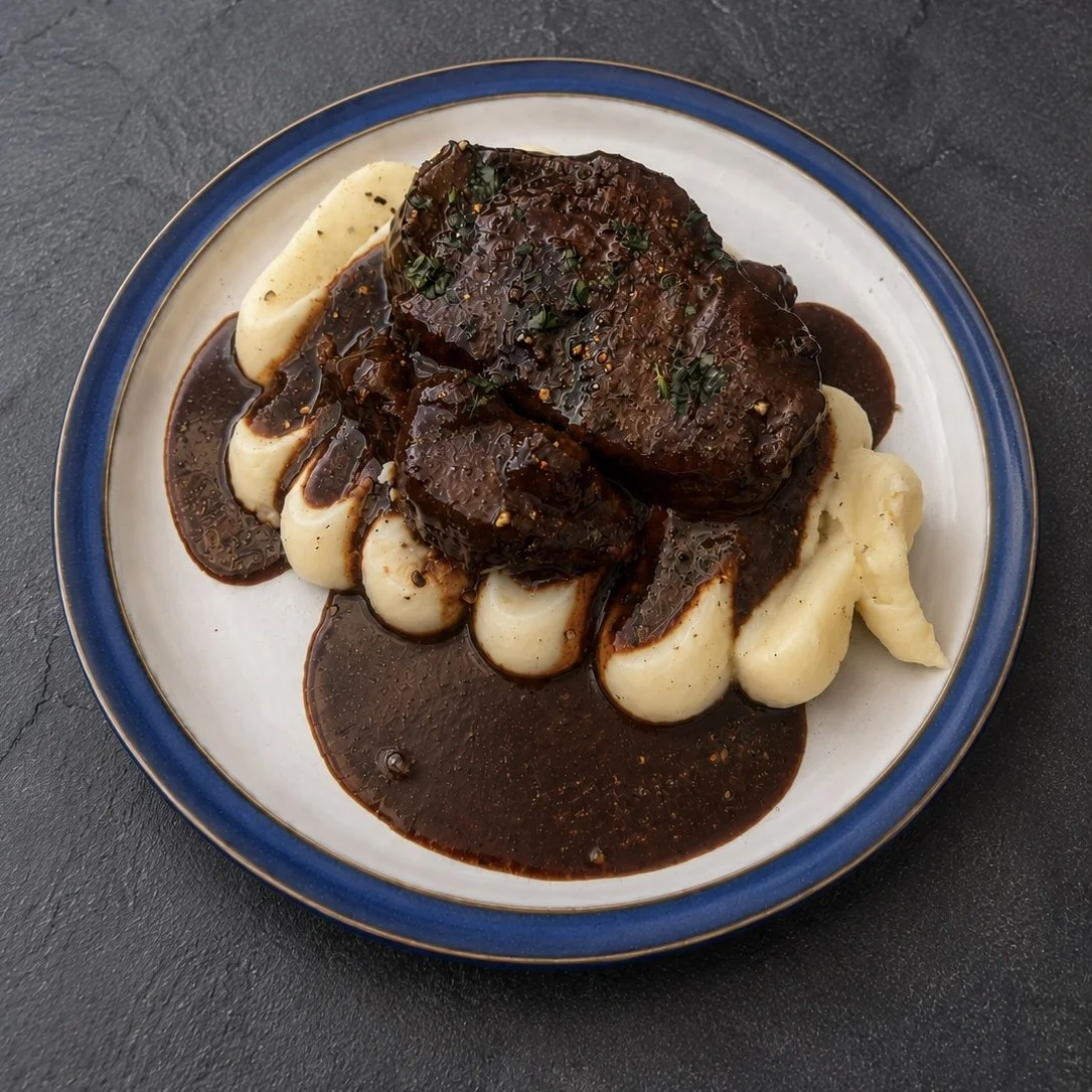 Red Wine Braised Shin Of Beef
