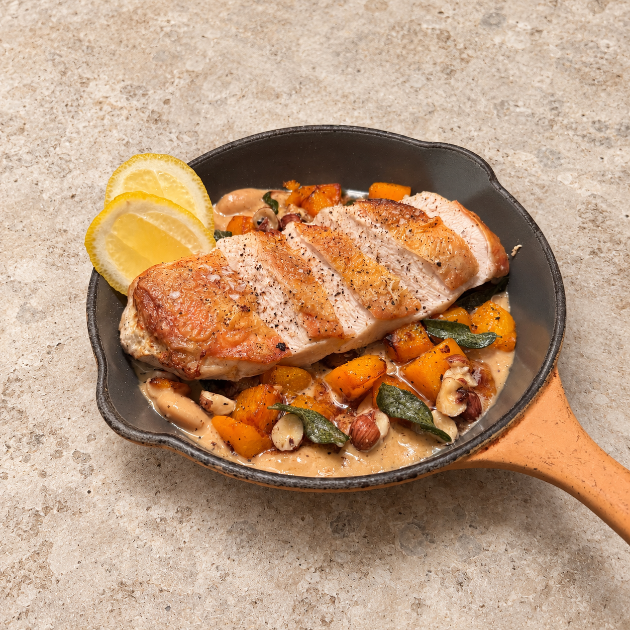 Sage, Squash &amp; Butter Bean Chicken