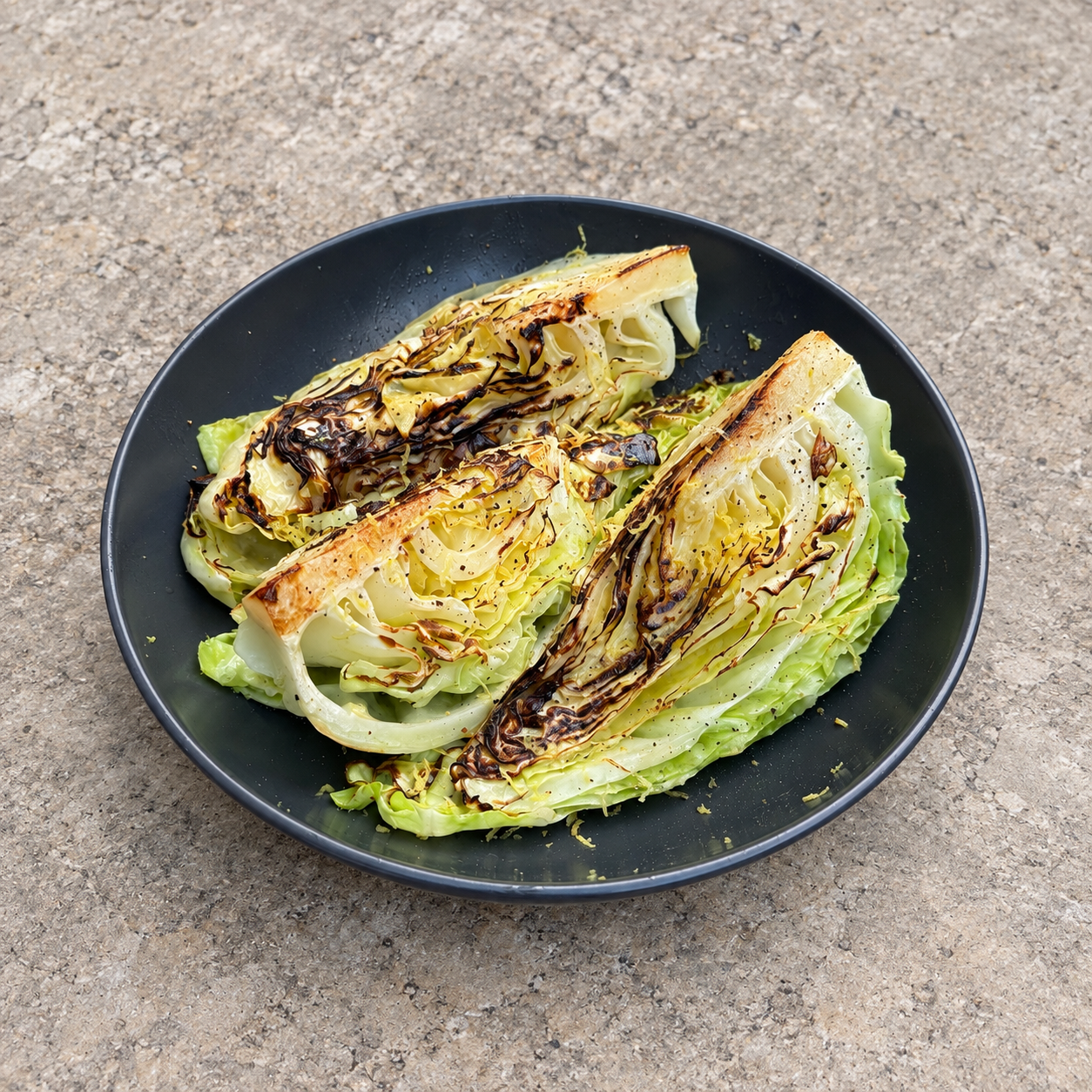 Charred Sweetheart Cabbage with Lemon Butter