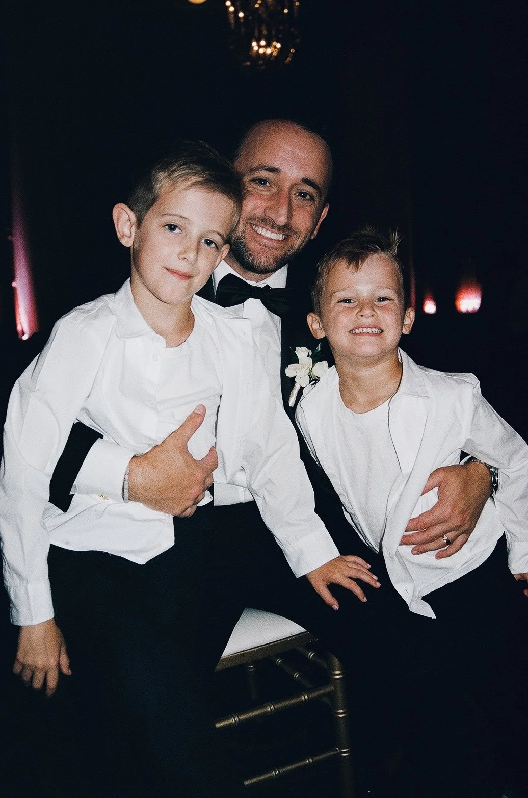 Philly Realtor Mikey Parisano and his two nephews on his wedding night in Philadelphia. If you're looking to sell your Philadelphia Home or Sell your Delco Home, please contact Philly Realtor Mikey Parisano.