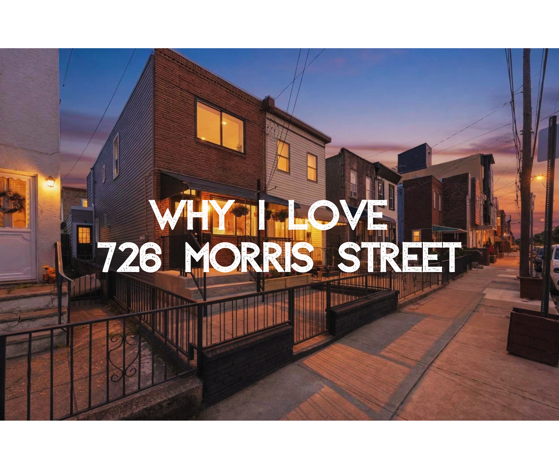 726 Morris Street East Passyunk front porch, South Philly Real Estate listing