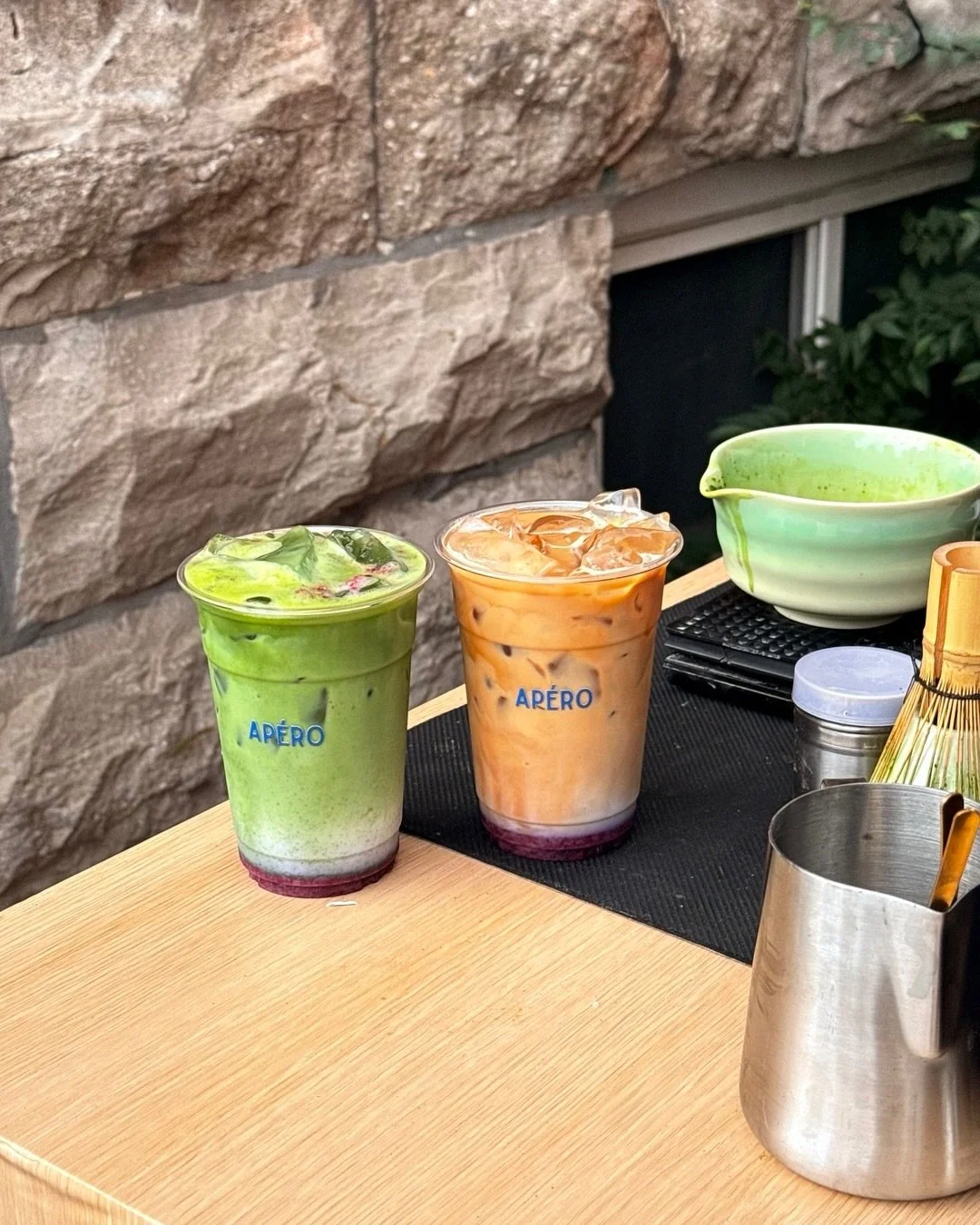 let us crash your wedding, shower, or backyard bash with these sips 🌞 #aperoevents 

also, is it still iced drink szn? 🧊🧊