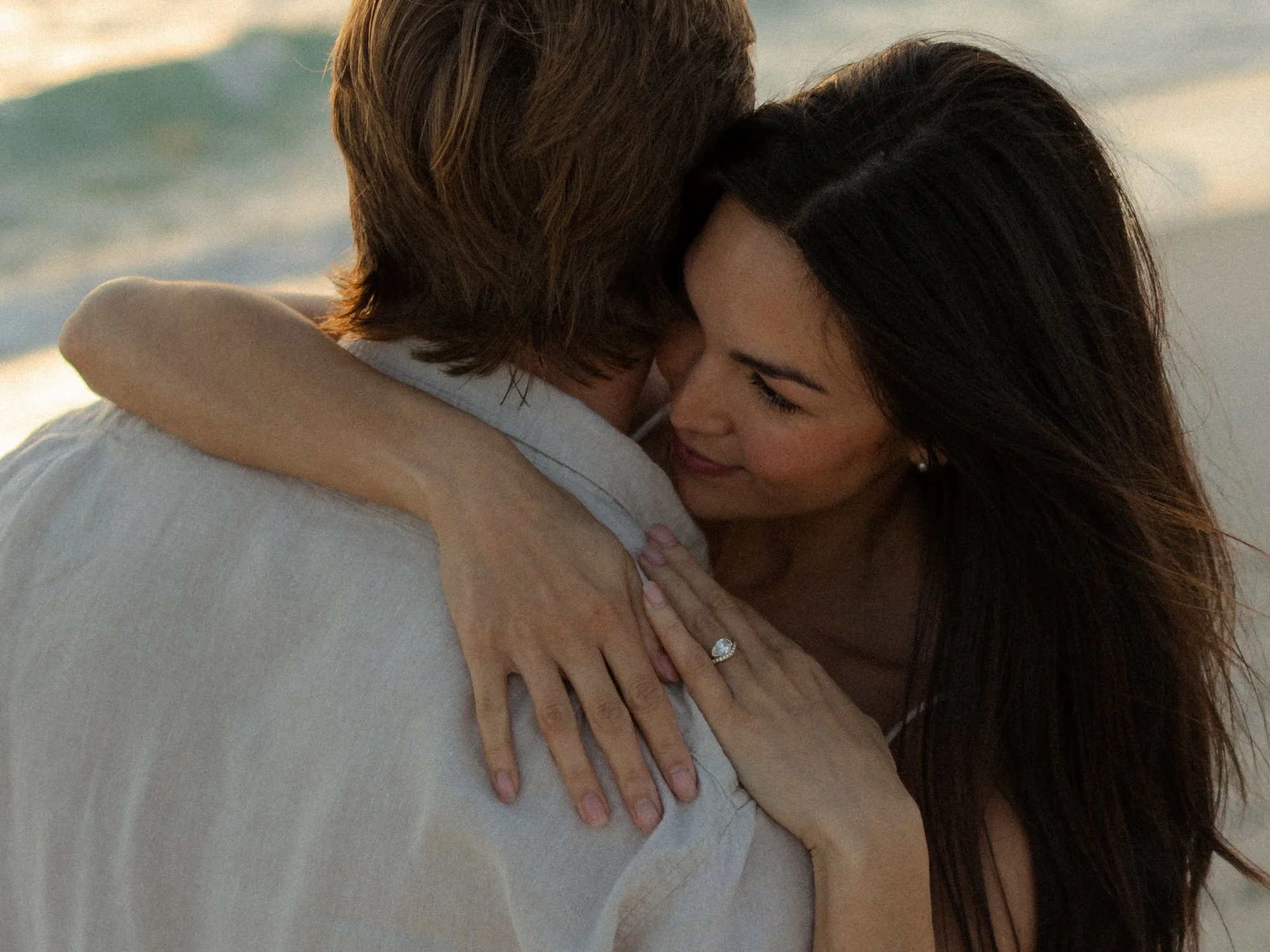 Serena + Lucas | A Golden Hour Engagement