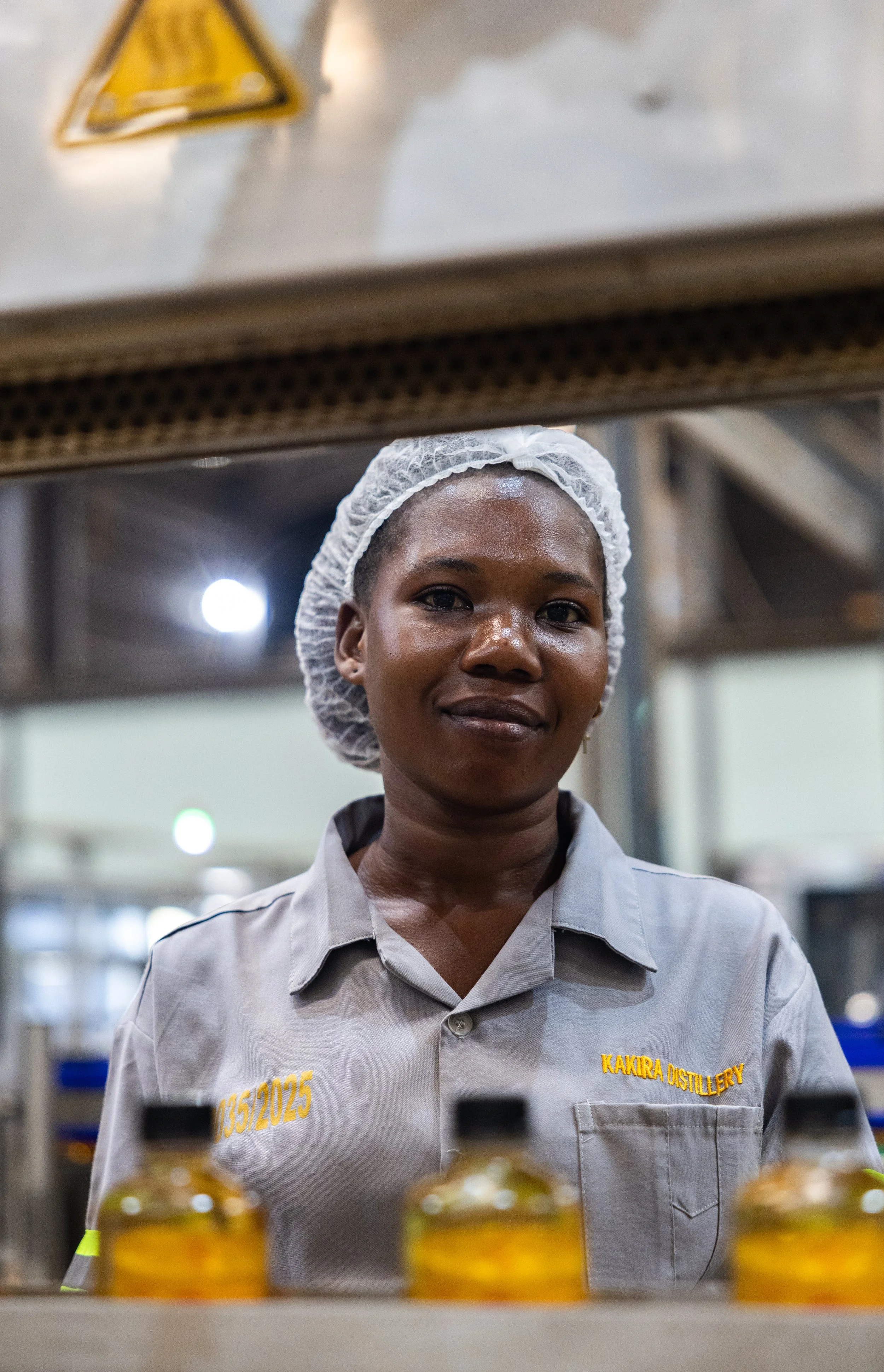 Uniformed watch in amber light