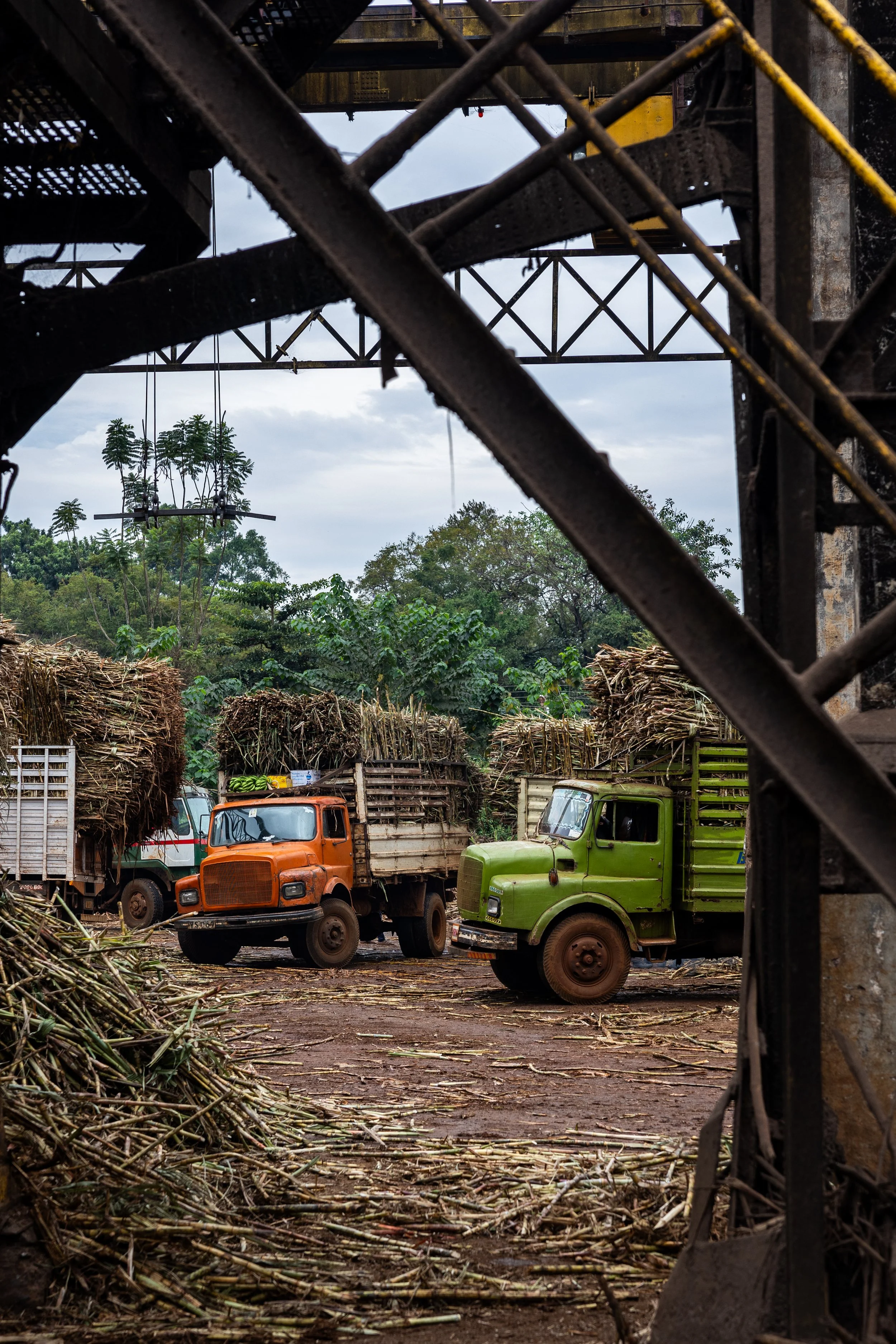 Trucks in suspended wait