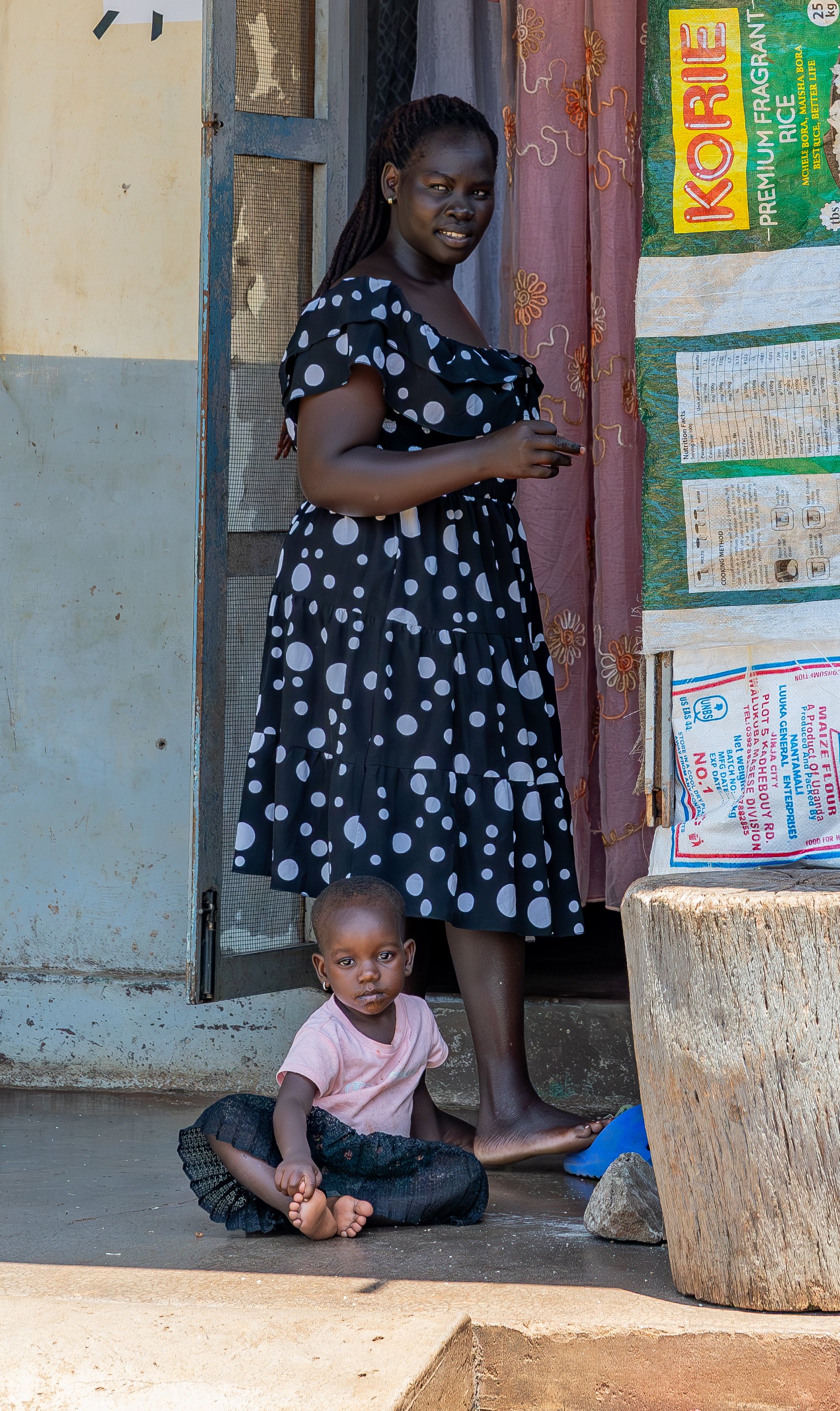 Mother’s gentle watch over child’s play