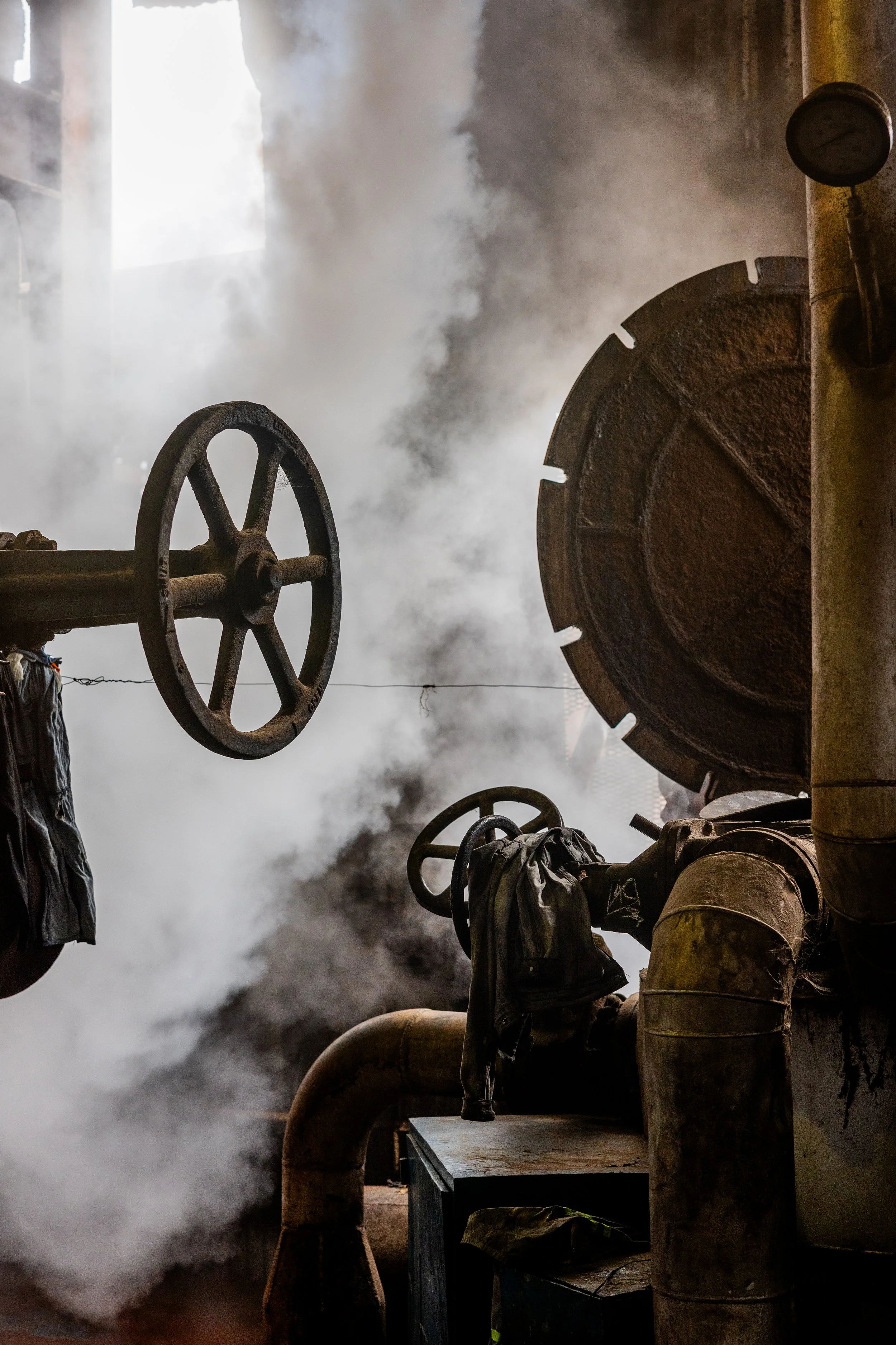 Valves singing in the boiler room