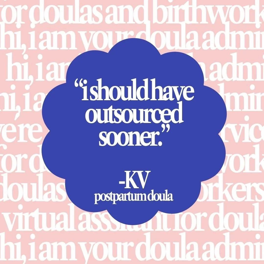 She&rsquo;s working towards her IBCLC.  I&rsquo;m working on a resource guides for her postpartum business. Nothing I love more than watching women chase their dreams, (while I&rsquo;m chasing their paperwork!) #doulaadmin #birthdoula #ibclc #postpar