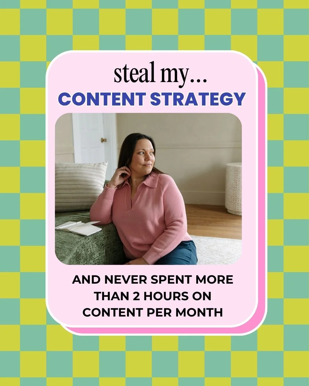 Steal this: I cap content ideation at two hours. That's it. No rabbit holes, no over-planning, no seventeen-tab research spiral.

Coming up with ideas is not the hard part. The hard part is Canva giving you 4,000 templates when you just need one that