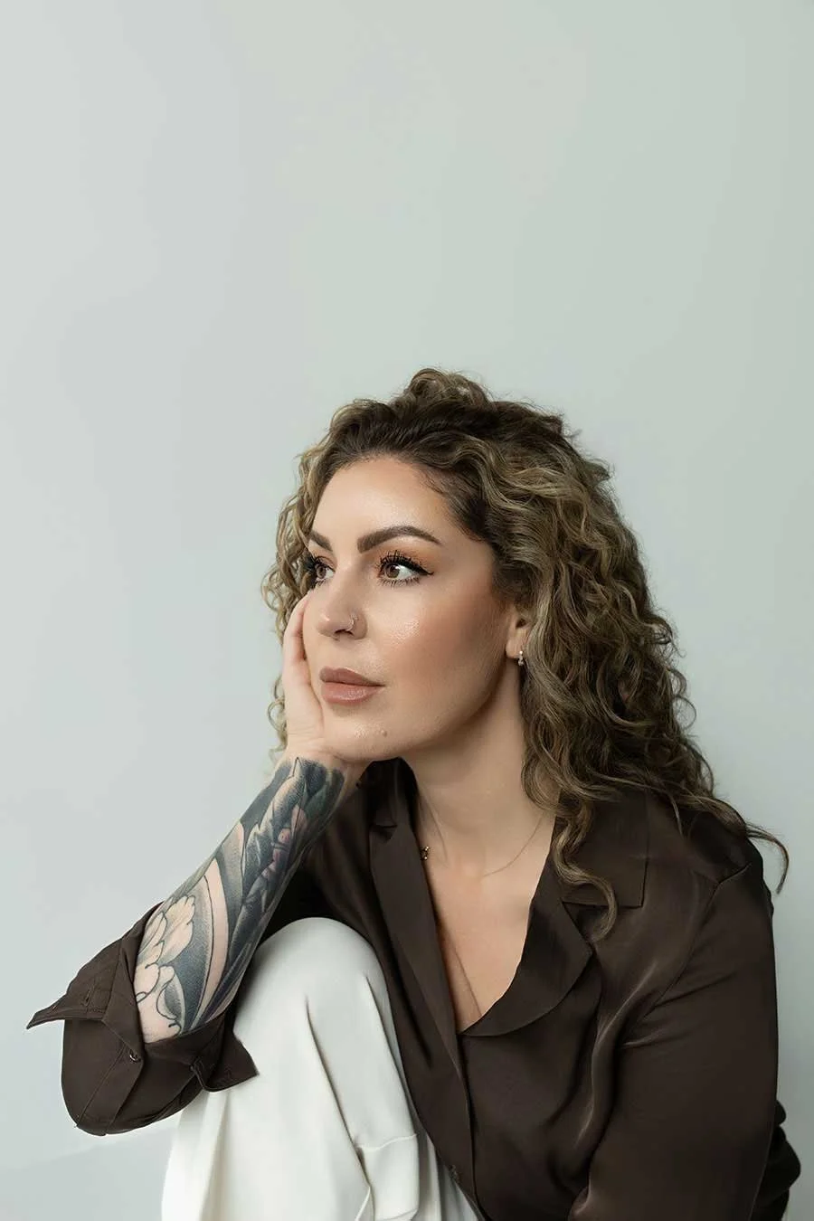 Natural looking skin cosmetically enhanced with injectables and filler