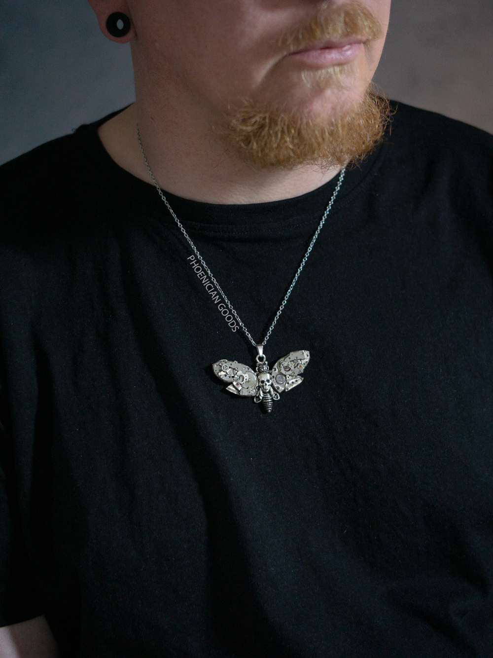 Large Moth Necklace