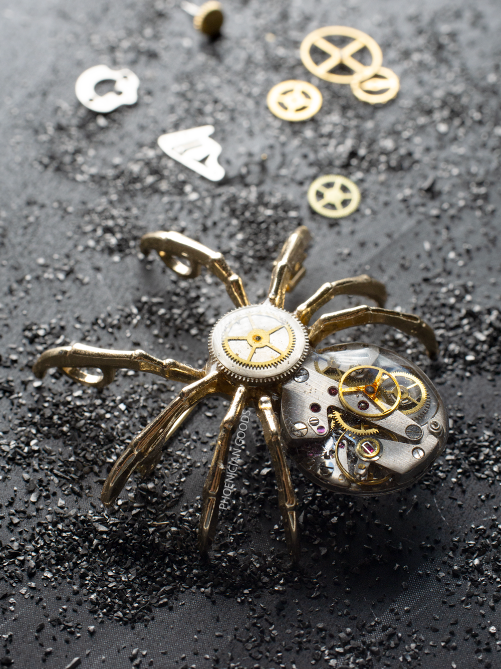 Gold Spider - Brooch