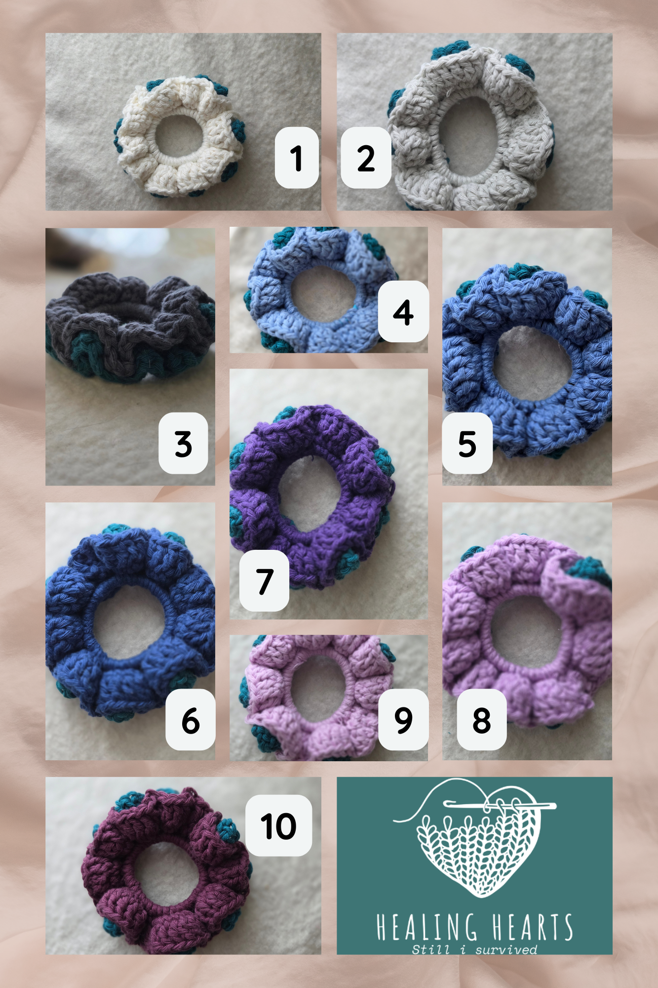 Blooming Scrunchies