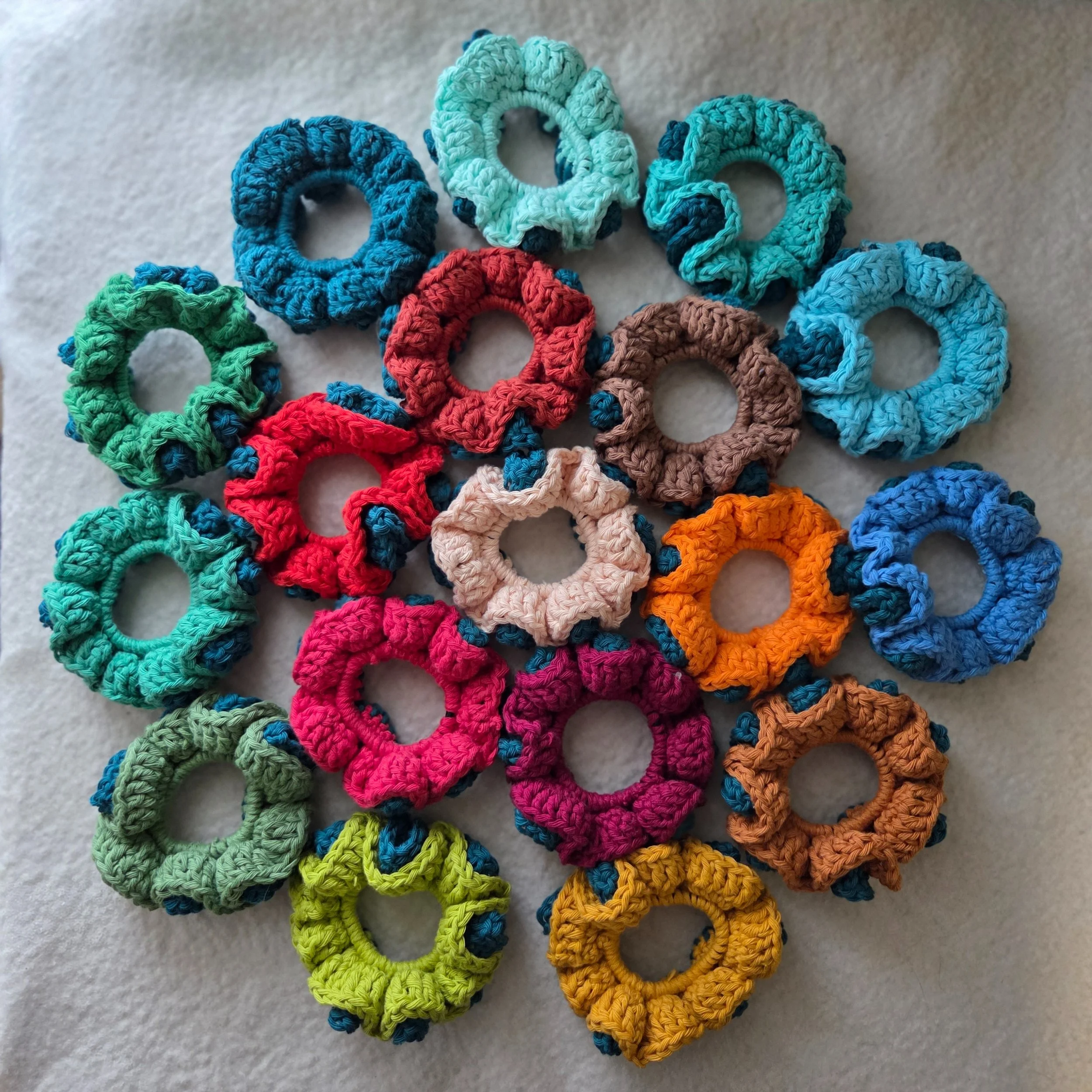 Blooming Scrunchies
