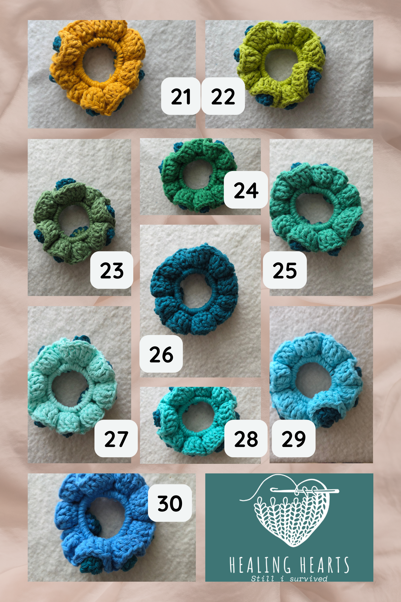 Blooming Scrunchies