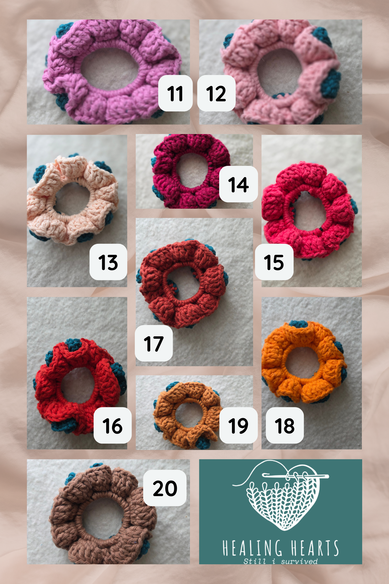 Blooming Scrunchies