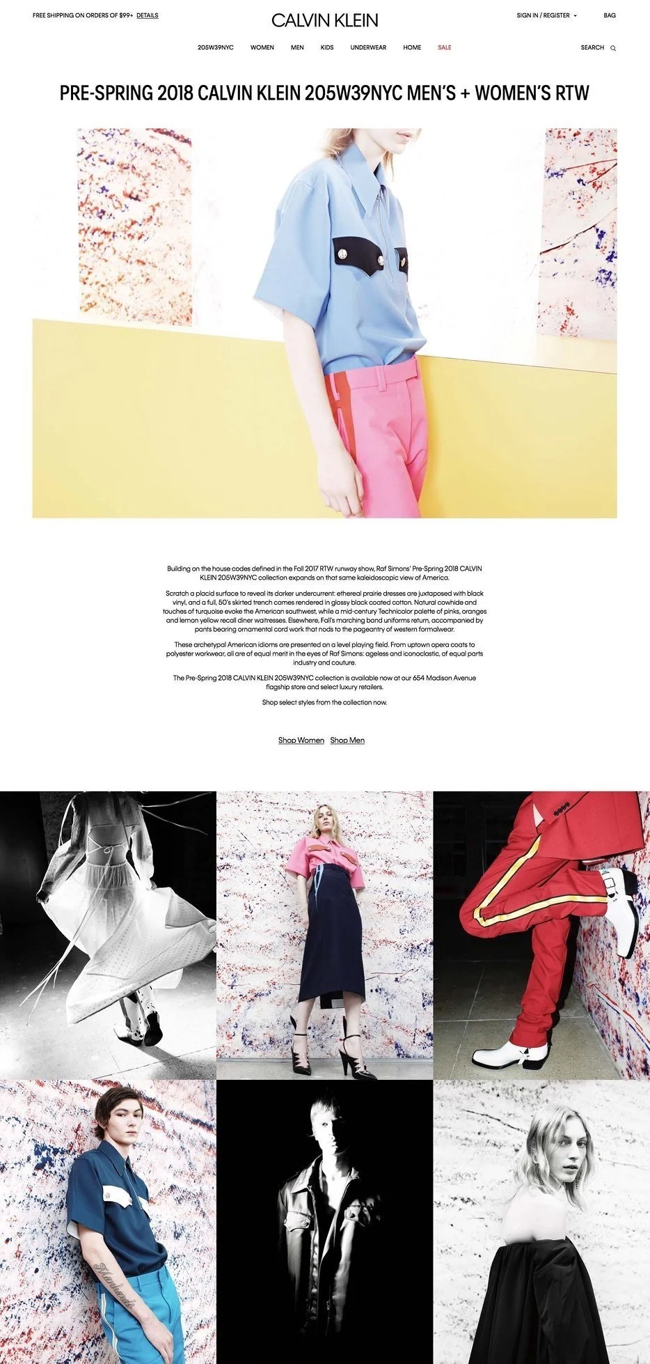 Campaign: Pre-Spring 2018 Launch Narrative