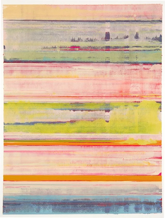  Geomancy II 
  
Oil on Arches Huile paper 
28-3/8 x 21 in. (image) 
30 x 22 in. (sheet)
  
Signed verso
  
 Sold 