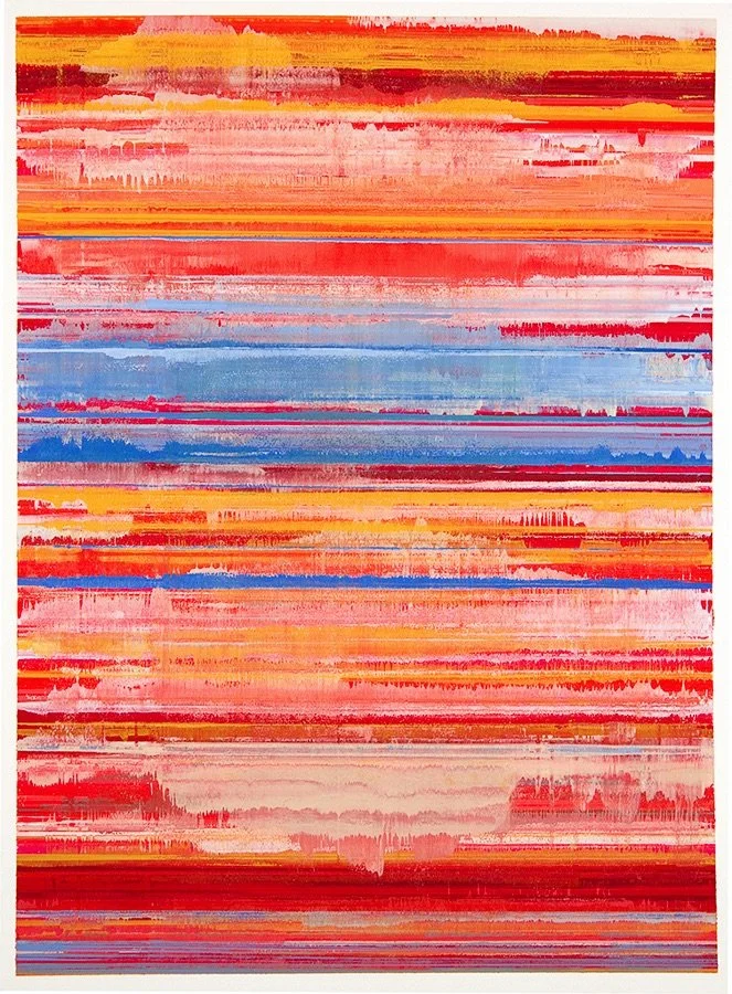 Geomancy III
  
Oil on Arches Huile paper 
28-3/8 x 21 in. (image) 
30 x 22 in. (sheet)
  
Signed verso
  
 Sold 