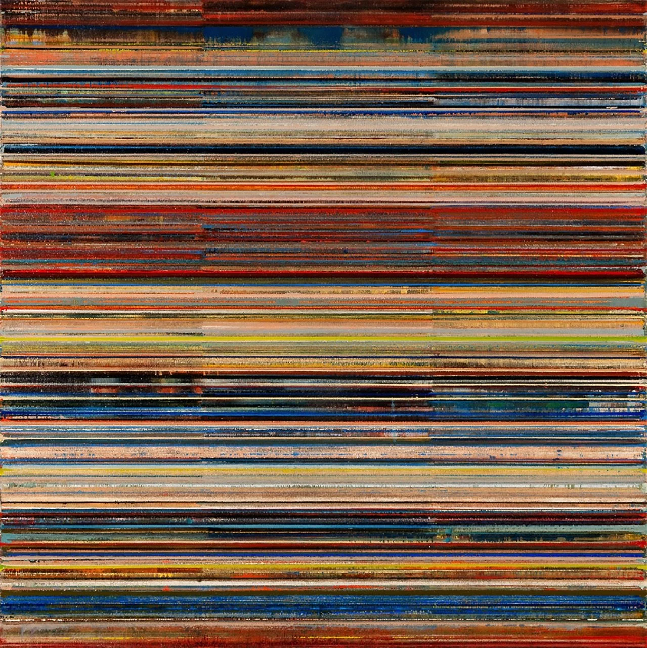  Calibrations 
  
oil on canvas 
40 x 42 in.
  
Private collection New York