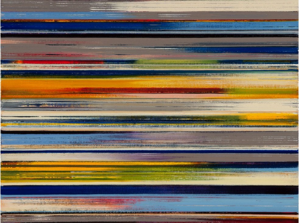  Amplitude 
  
oil on canvas 
24 1/4 x 32 in.
  
Private collection New York