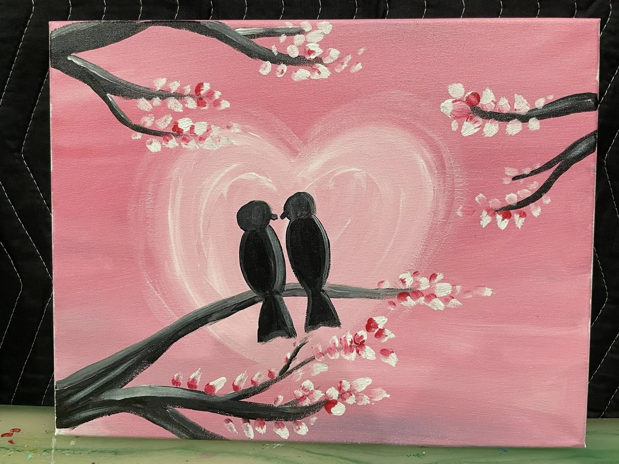 Love Birds – Acrylic Painting