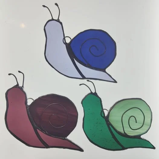 Stained Glass Snails Class Part 1