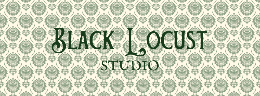 Black Locust Tattoo Flash