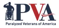 The logo of the Paralyzed Veterans of America