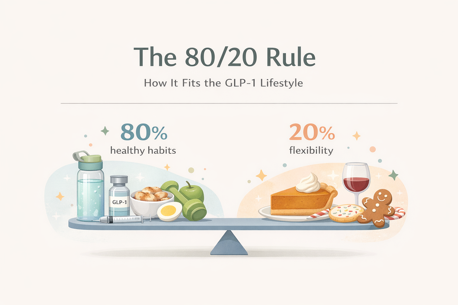 The 80/20 Rule: How to Enjoy Life and Still Succeed on GLP-1 Therapy