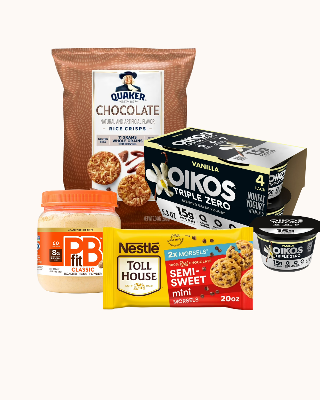 Peanut Butter Dip and Chocolate Rice Crisp 