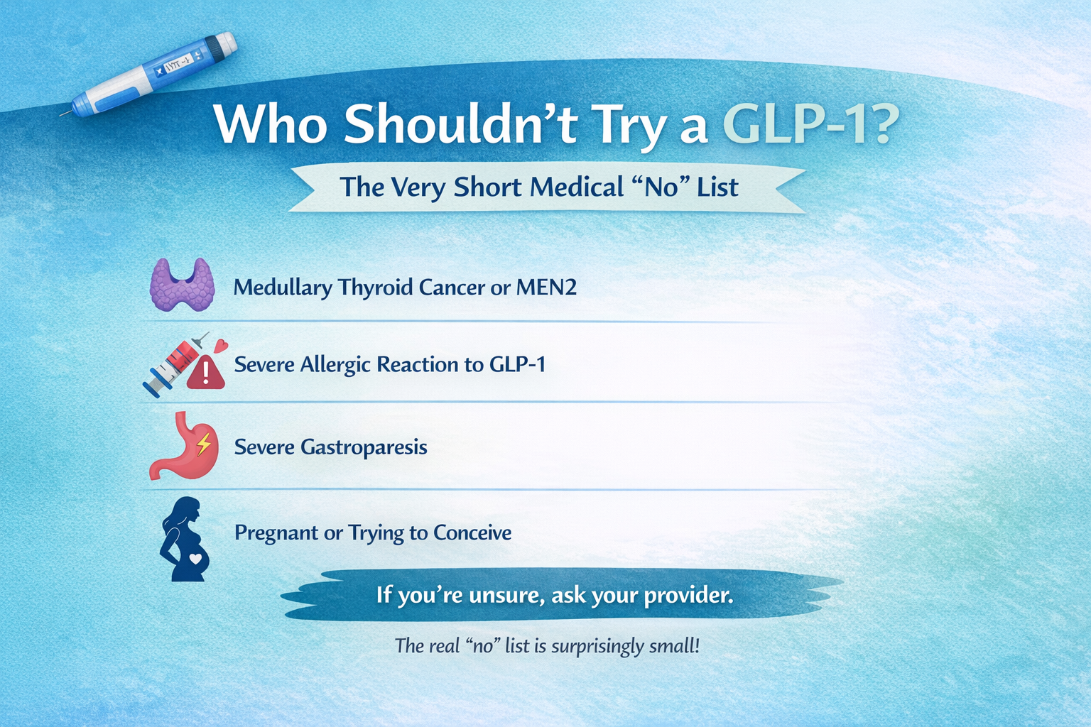 Thinking About a GLP-1 but Something Is Holding You Back?