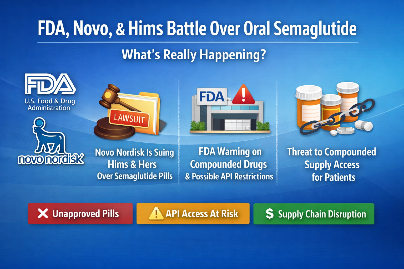 What’s Really Happening With the FDA, Novo, and Hims Over Oral Semaglutide?