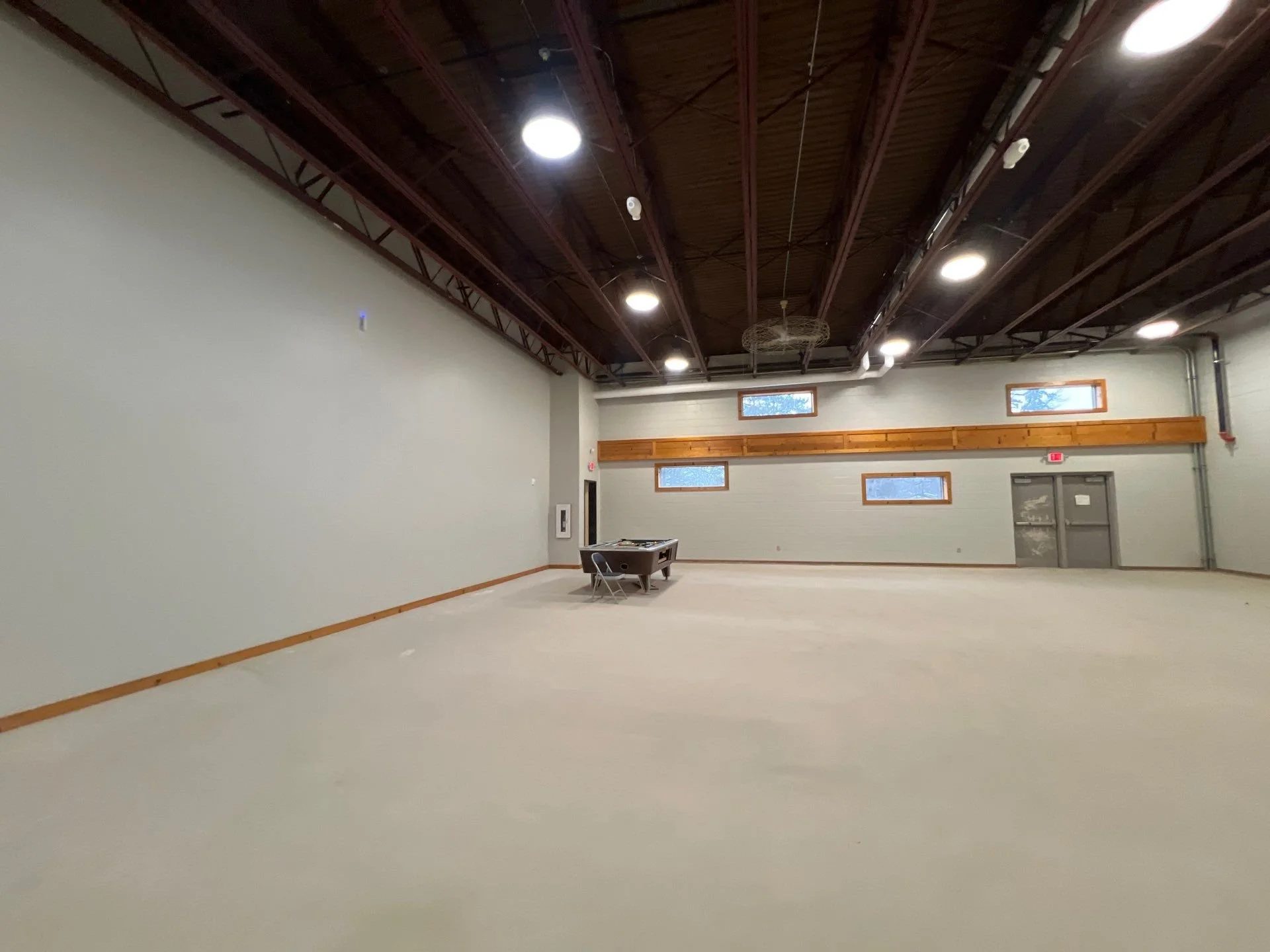 Painting of the newly remodeled Rec Center in Ladysmith Wisconsin