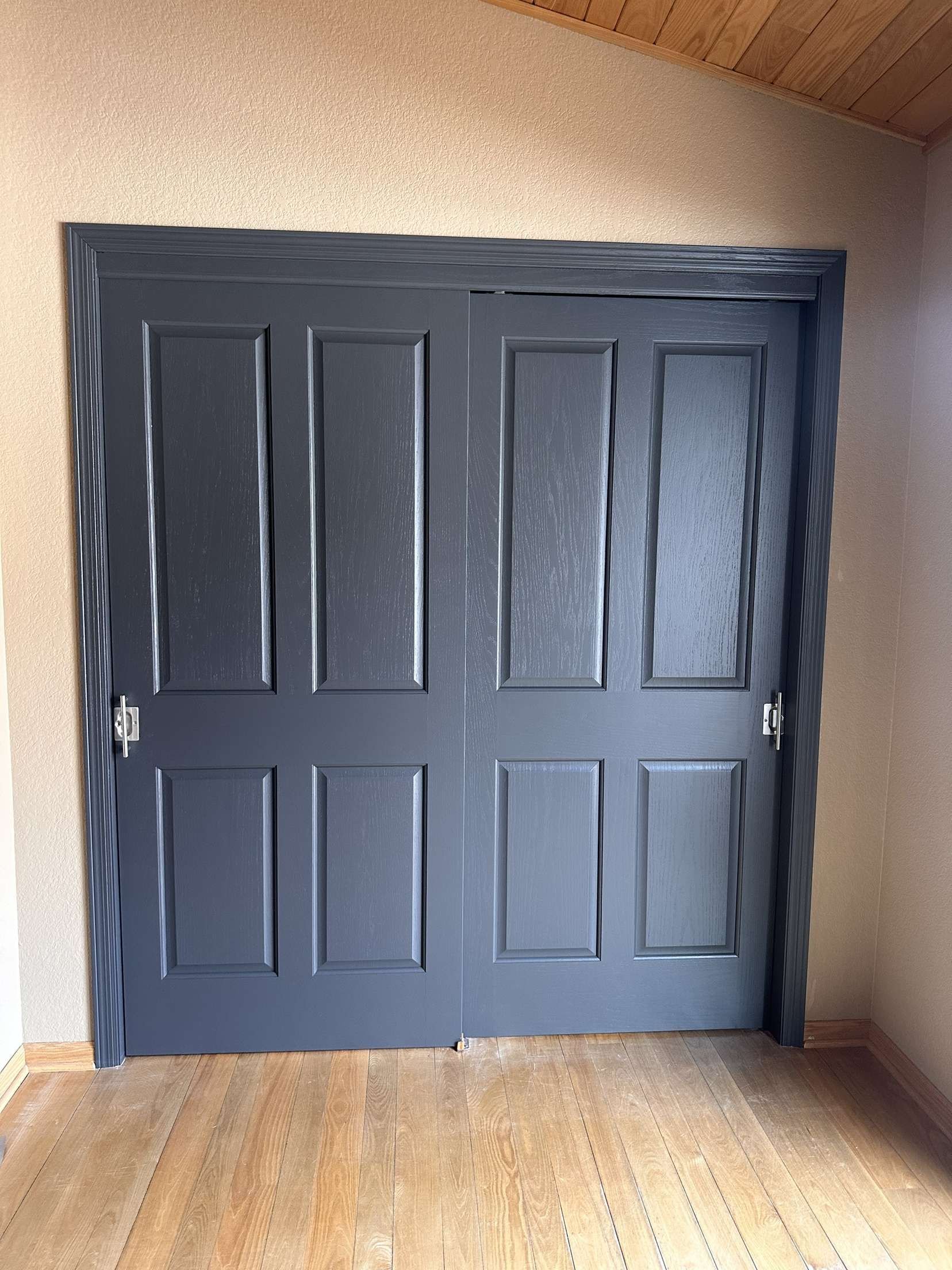 Iron Ore interior door painting in Hayward Wisconsin