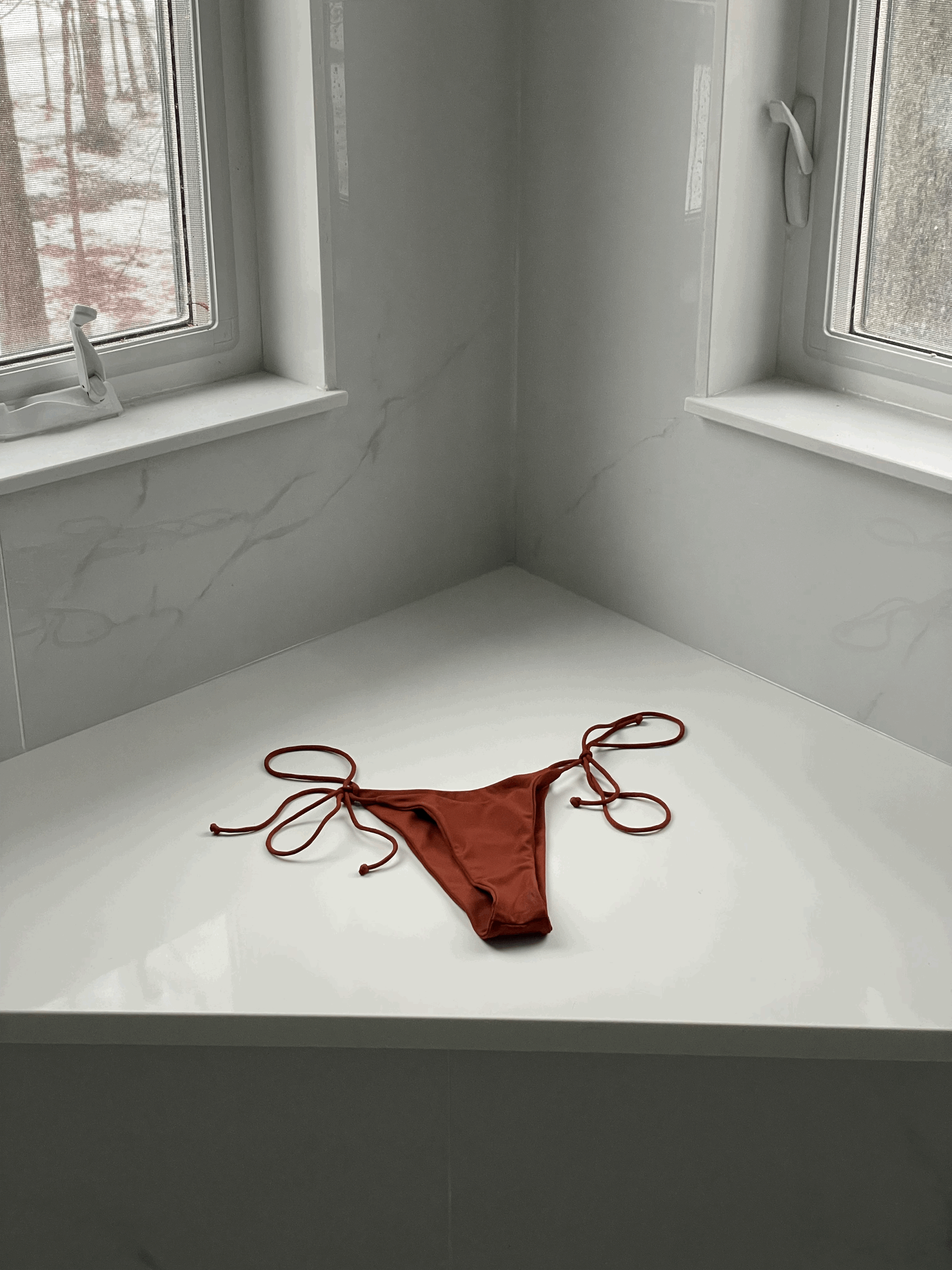 East Coast Mud string bikini bottoms