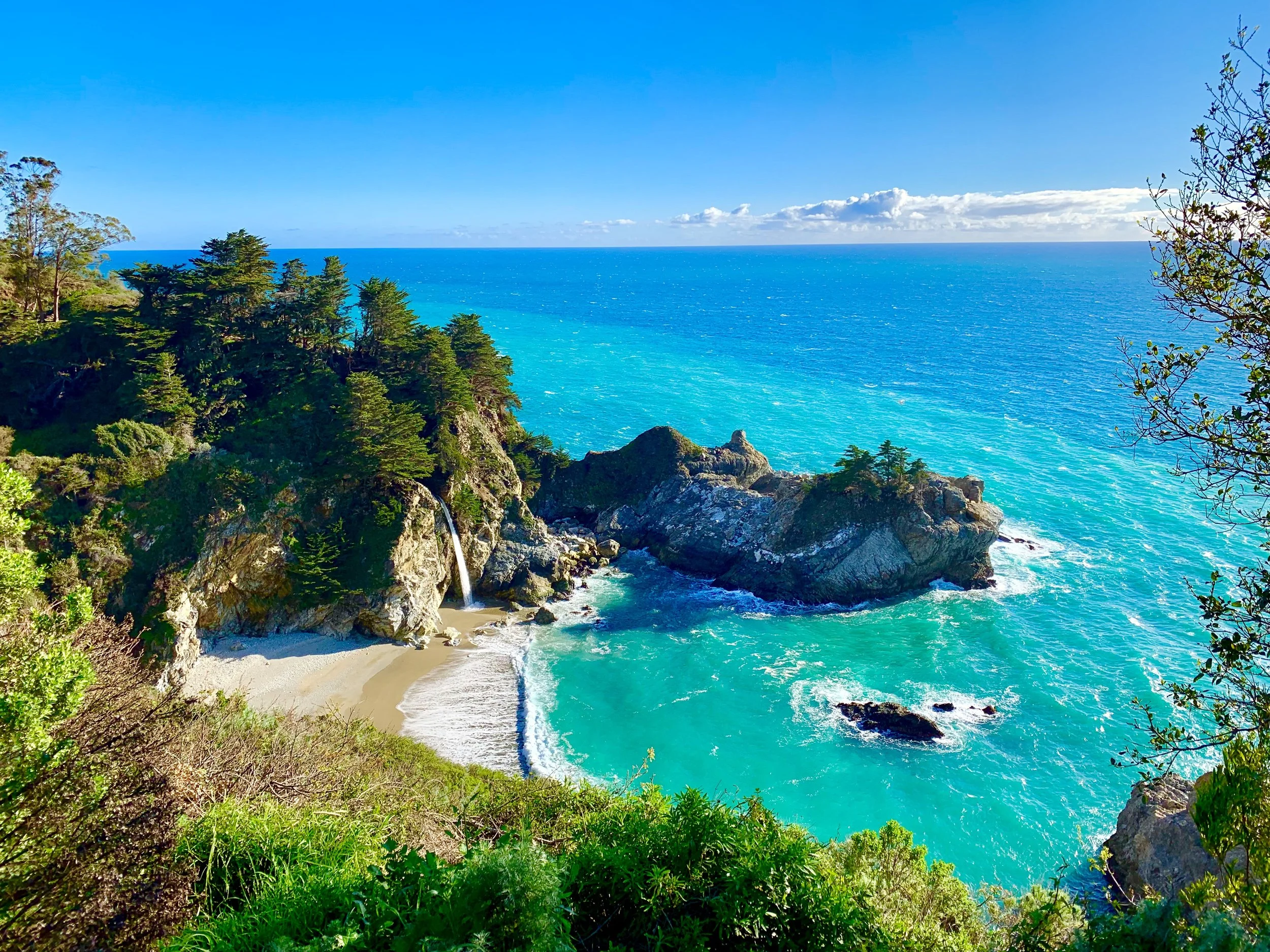 McWay Falls in Big Sur on the California coast.