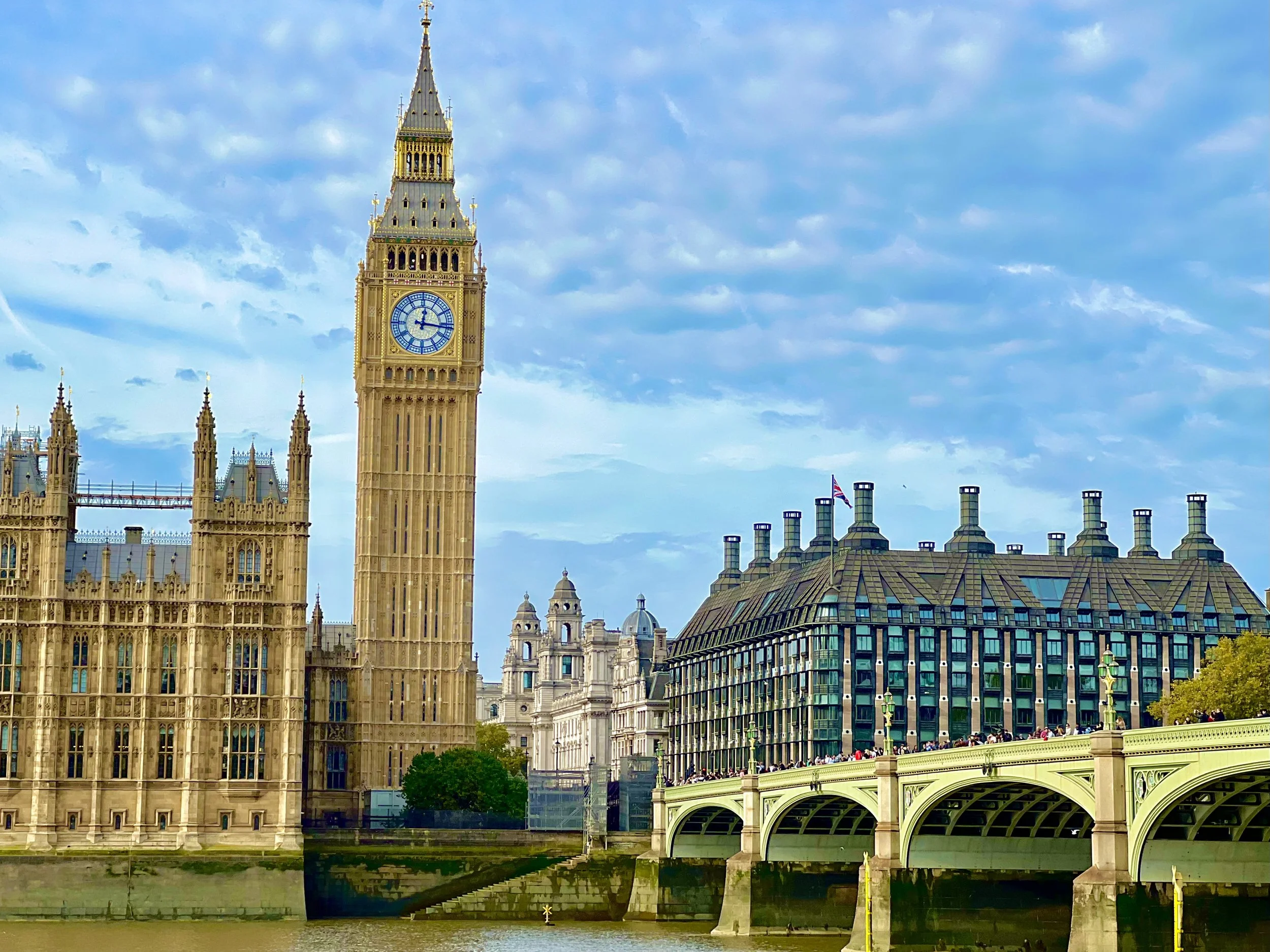 Just Touched Down in London Town