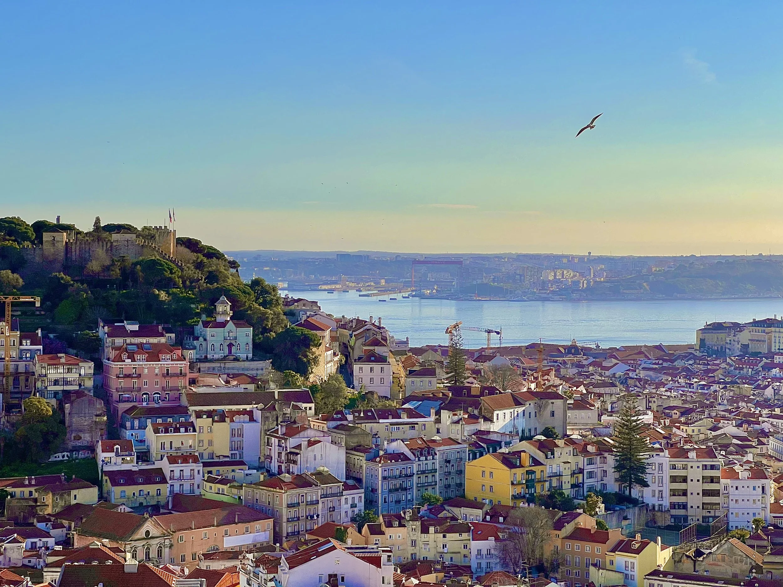 View from one of Lisbon's prominent miradouros.