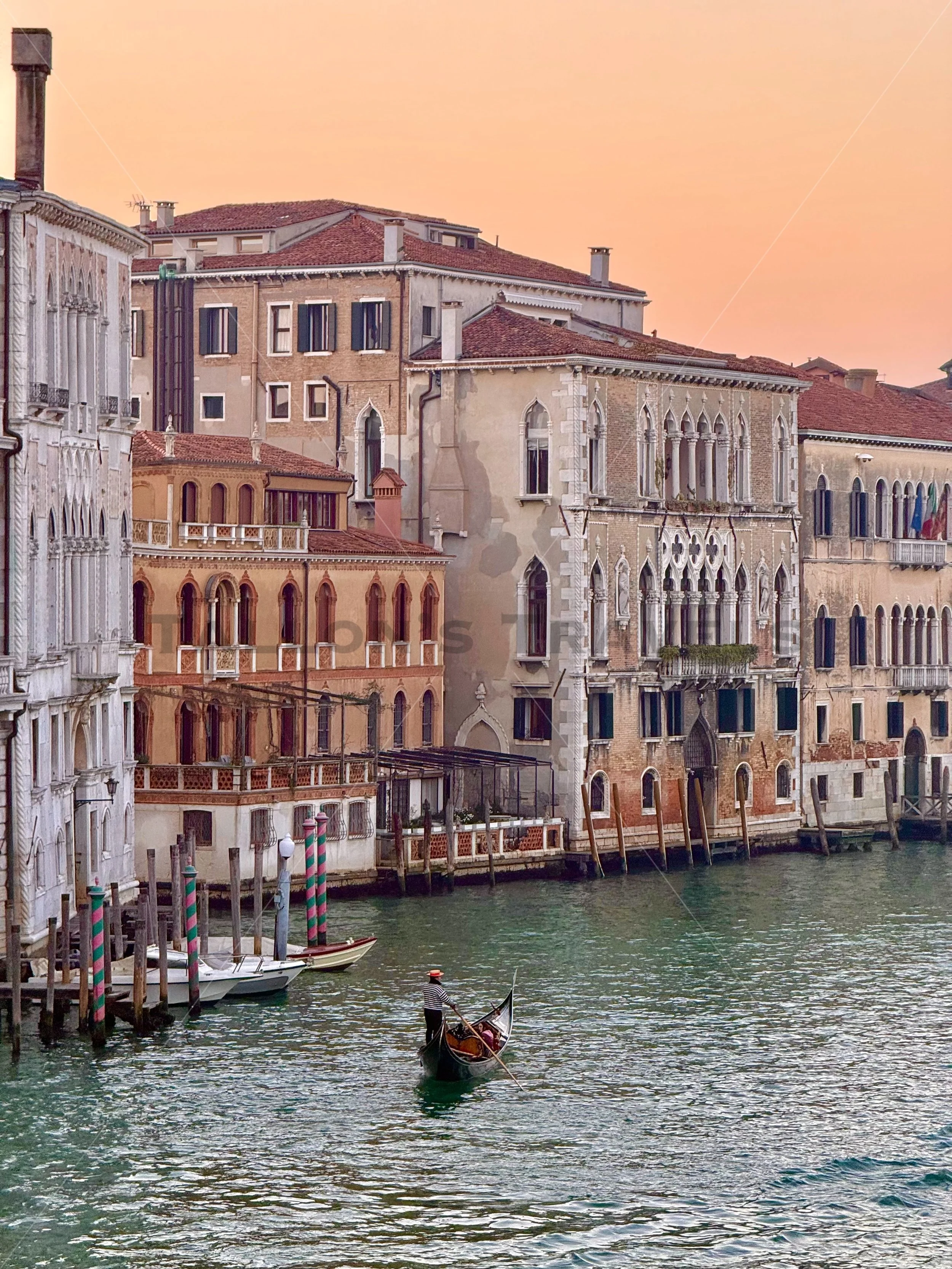 Sunset Over the Grand Canal